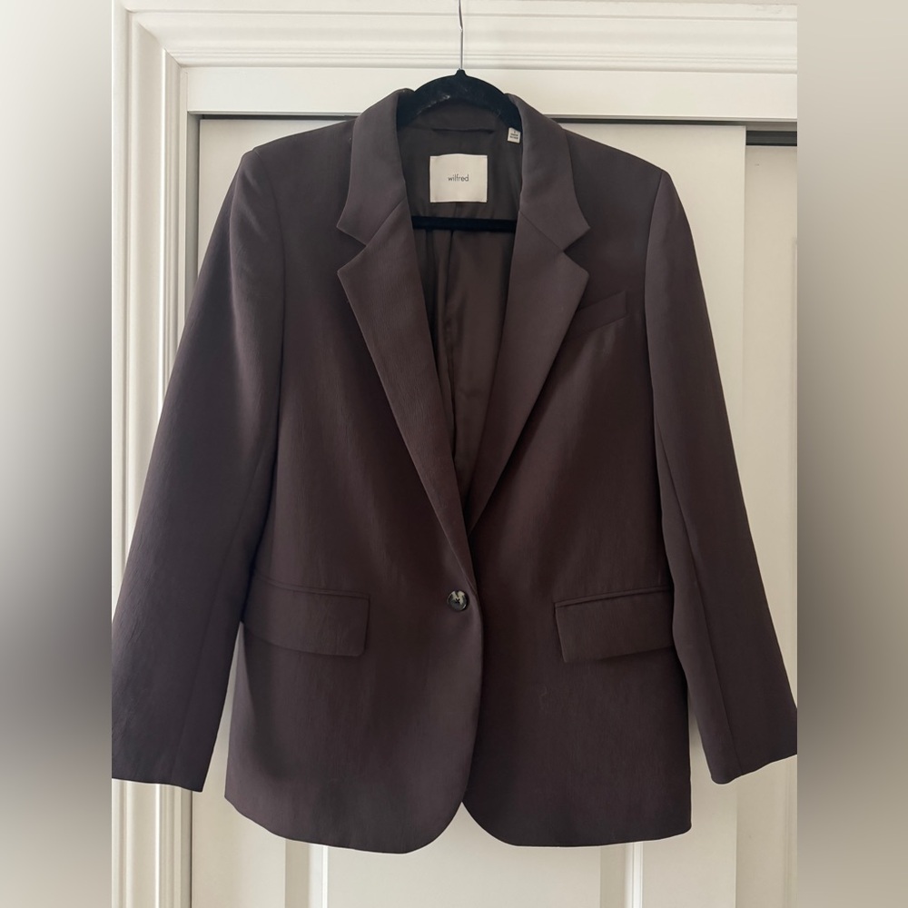 Wilfred Generation Blazer in Rich Mocha Brown